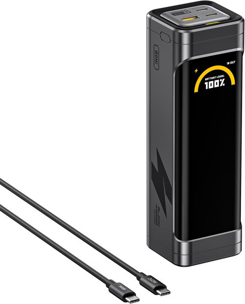 The Black Warrior 25.200 Mah 170W Pd3.0 Powerbank