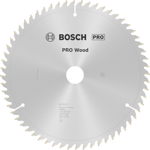 Professional Accessories Daire Testere Bıçağı, Gri, 254X30X2.0 Mm, 60, 1 Adet