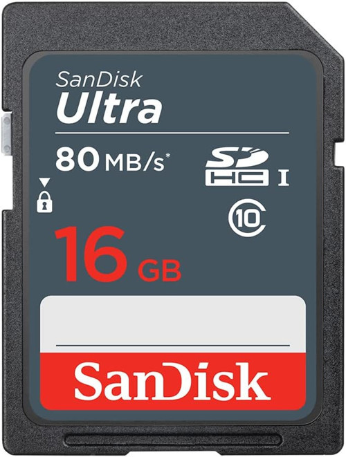 Ultra 16Gb Sdhc Memory Card 80Mb/S