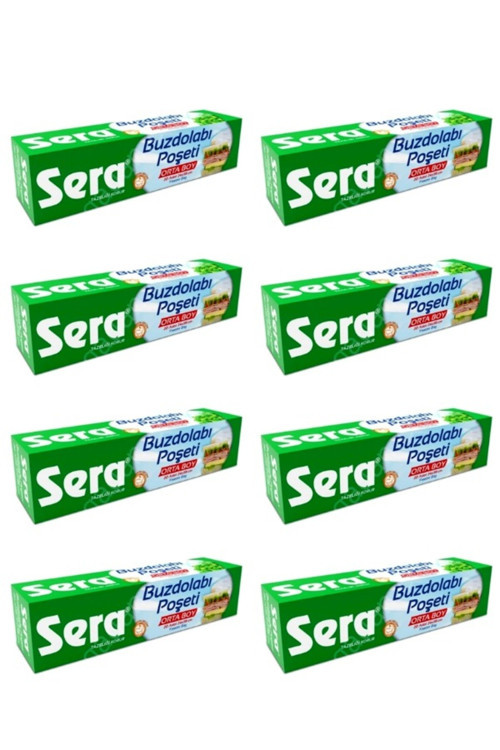 Orta Boy Buzdolabı Poşeti - 8 Adet ( 8 X 20 Li )