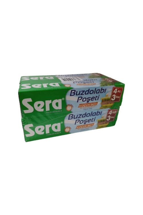 Küçük Boy Buzdolabı Poşeti 4'lü 20 X 30 Cm