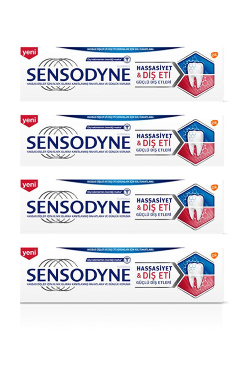 Hasassiyet Ve Diş Eti 75 Ml +75 Ml Diş Macunu X 4 Adet (300 Ml)