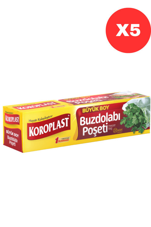 Buzdolabı Poşeti Büyük Boy 20'li X5