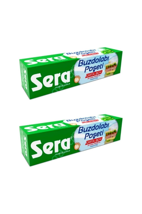 Orta Boy Buzdolabı Poşeti - 2 Adet ( 2 X 20 Li )