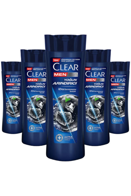Men Kepeğe Karşı Etkili Şampuan Yoğun Arındırıcı 350 ML * 5 Adet