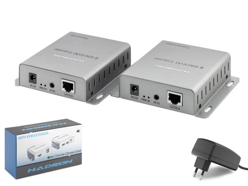 HDX1600 HDMI KVM Extender 4K 30 Hz 60 m - Gümüş