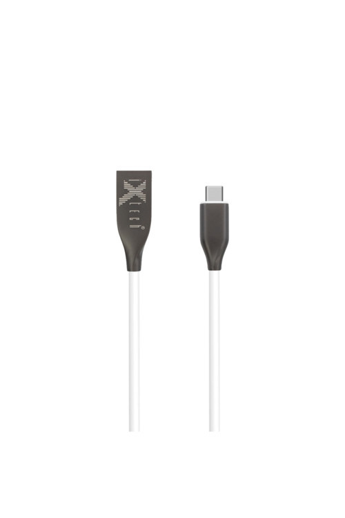 İXTECH İphone Lightning To Silikon Kablo Usb Şarj Ve Data Kablosu 1mt Beyaz
