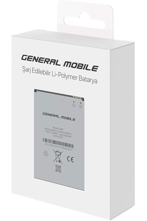 Gm 8 Go/gm 9 Go/gm 6d Batarya 3500 Mah (GENERAL M TR GARANTİLİ)