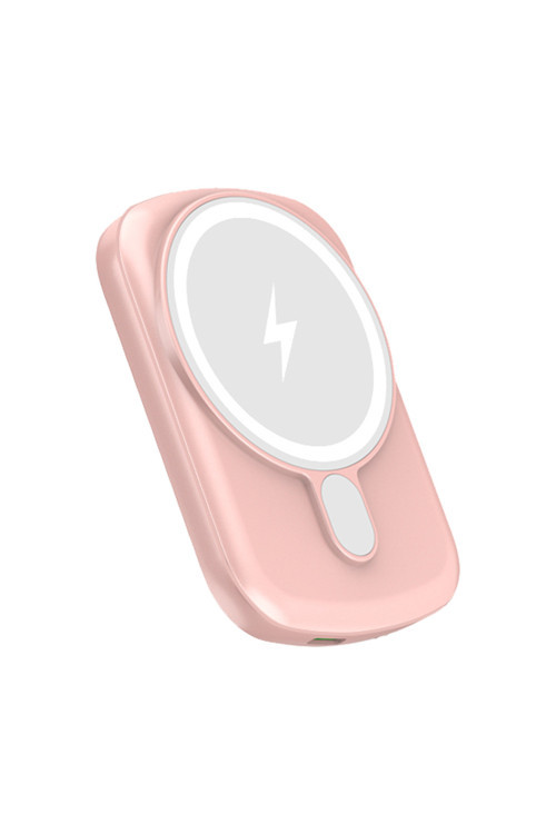 İXTECH IX-PB033 5.000 Mah 15W Magsafe Powerbank Taşınabilir Şarj Cihazı -Pembe