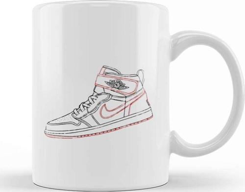 Nike Air Jordan 1 Kupa Bardak Porselen