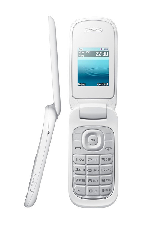 1270 Kapaklı Beyaz Tuşlu Cep Telefonu