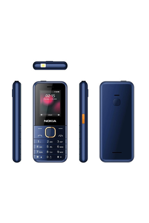 Yeni Nesil Yüksek Sesli Renkli Ekran Tuşlu Telefon Lacivert