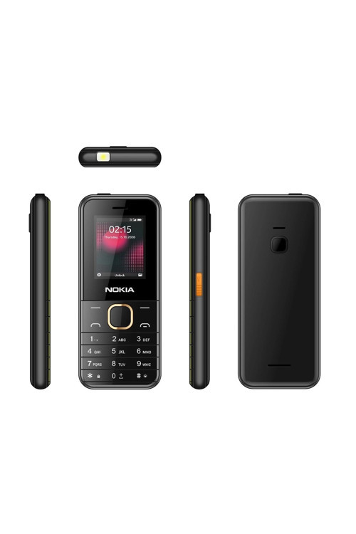 Yeni Nesil Yüksek Sesli Renkli Ekran Tuşlu Telefon Siyah