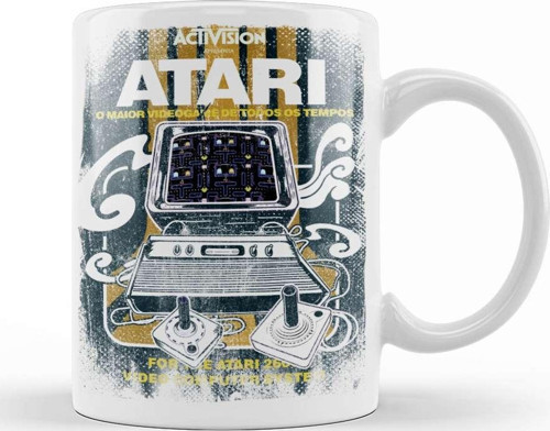 Atari Lover Game Over Kupa Bardak Porselen