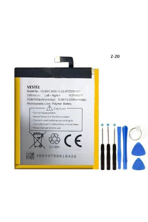 Venüs Z20 Batarya Pil + Tamir Seti Bat-3435