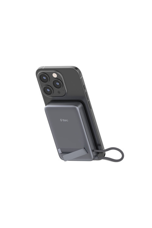ReCharger ProM LCD 10.000mAh Qi2/MagSafe Özellikli Dahili Kablolu, Stantlı, Kablosuz Hızlı Powerbank