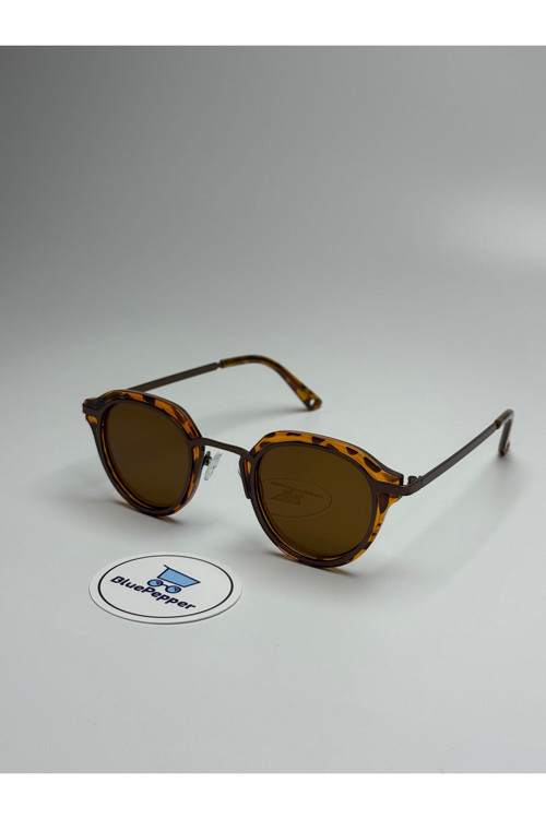 BluePepper Some Leopar Güneş Gözlüğü Kahve Cam Renkli