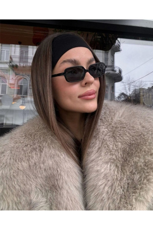 BluePepper KADIN GÜNEŞ GÖZLÜĞÜ DİKDÖRTGEN ÇERÇEVE UV400 CAM 49 EKARTMAN