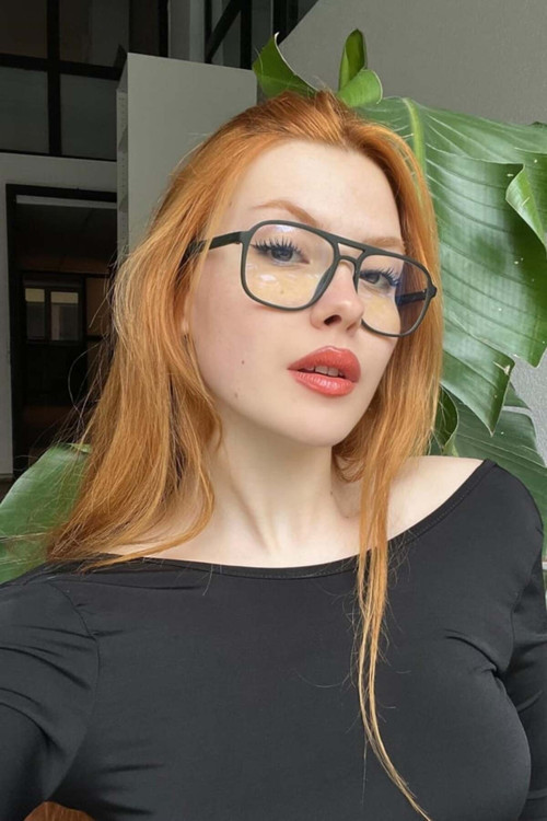 BluePepper Fraude Yeşil Mavi Işık Filtreli Ekran Gözlüğü Optik Uyumlu Camları Değişebilir