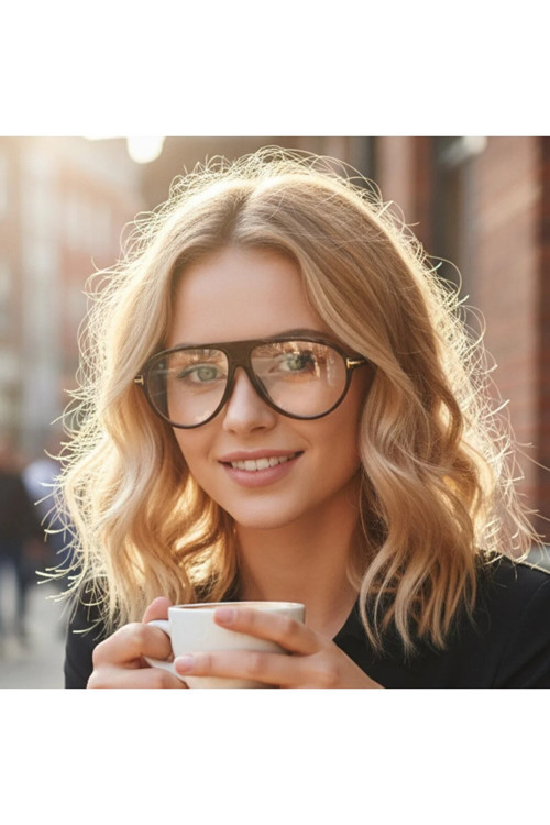 BluePepper Toms v7 Damla Mavi Işık Filtreli Ekran Gözlüğü Optik Uyumlu Camları Değişebilir 58 Ekartman