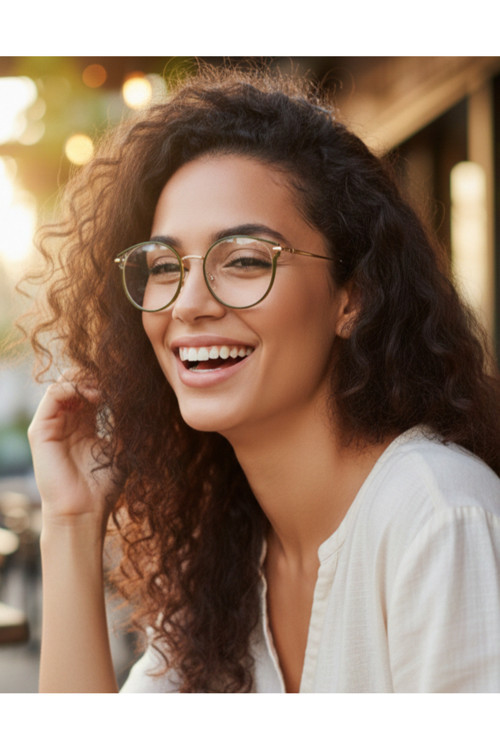 BluePepper Lyra | Mavi Işık Korumalı Gözlük Optik Uyumlu Camı Değişebilir 49-18-145