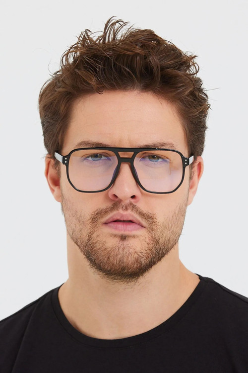 BluePepper Unisex Mavi Işık Filtreli Korumalı Bilgisayar Ekran Gözlüğü Blue Block Yeni Sezon BlueBlock