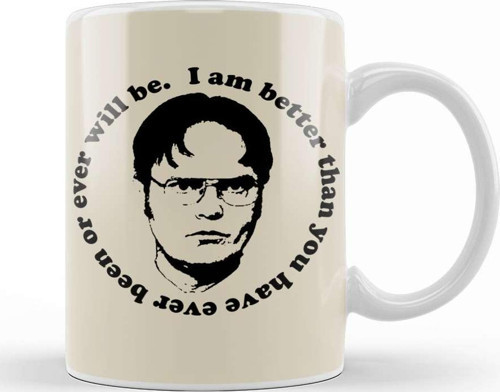 The Office Dwight Kupa Bardak Porselen
