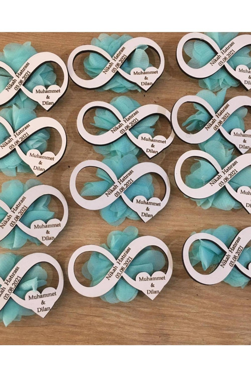 Nikah Hatırası Nişan Hatırası Magneti 30 Adet