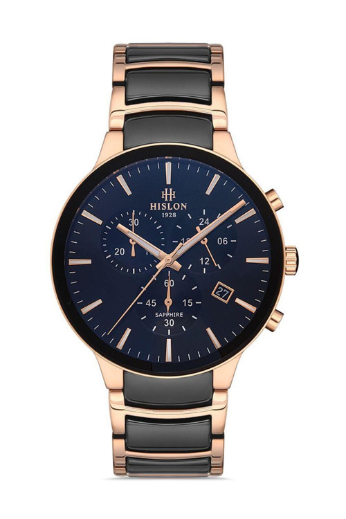 42 Mm Kasa Çapı, Çelik - Seramik Kordon, Safir Kaplama Cam, 5 Atm Su Geçirmezlik Erkek Kol Sa