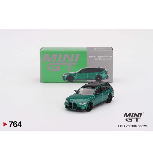 MGT00764 1/64 BMW M3 Competition Touring Isle of Man Green Metallic