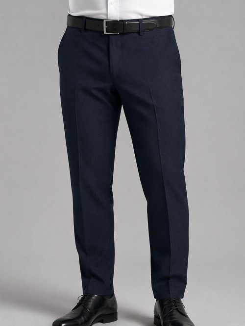 Ricati Regular Fit Armür Desen Erkek Kumaş Pantolon - 7620