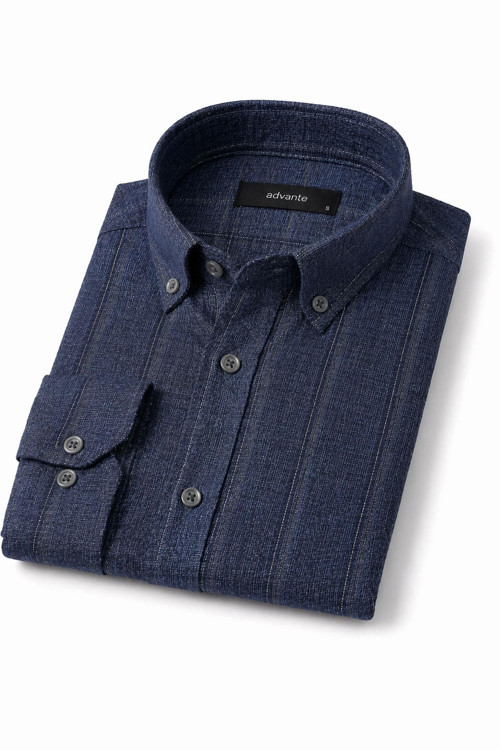Klasik Regular Fit Uzun Kol Pamuklu Erkek Gömlek 7629