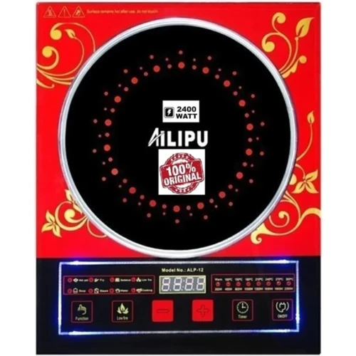 Aılıpu Alp-12 2400 W Tek Gözlü Dokunmatik Elektrikli Indiksiyon Ocak Ailipu. Alp-12 2400 W