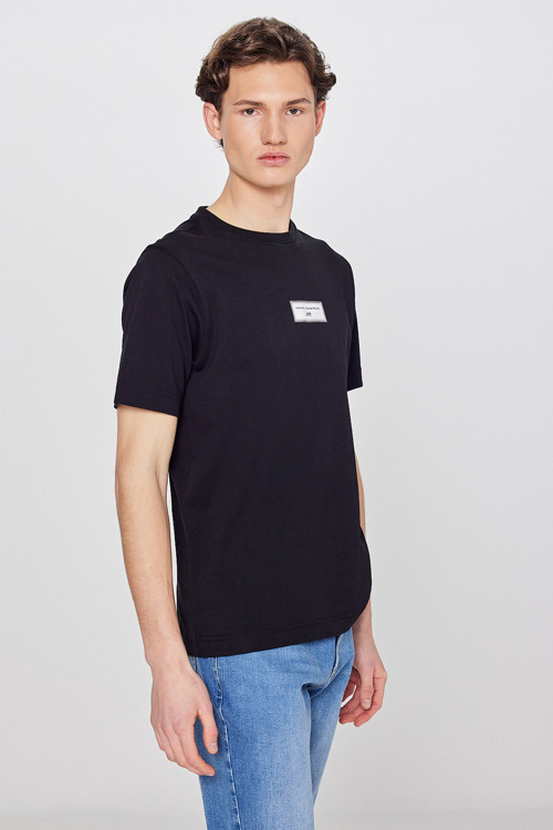 %100 Pamuk Nefes Alan Kumaş Regular Fit Logo Detaylı Erkek T-shirt L2610071001
