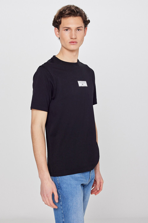 %100 Pamuk Nefes Alan Kumaş Regular Fit Logo Detaylı Erkek T-shirt L2610071001