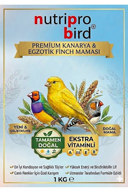 Premium Kanarya Maması 1 Kg - Yumurtalı Vitaminli Profesyonel Üretici Ve Kondisyon Maması