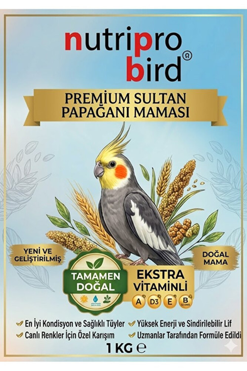 Sultan Papağanı Maması 1 Kg Vitaminli Özel Karışım Kuş Maması