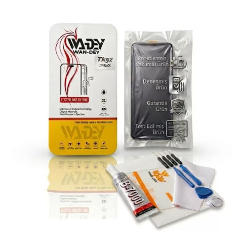 Infinix HOT 9 Uyumlu Wan - Dey Lcd Ekran Dokunmatik + B-7000 + Tamir Kiti