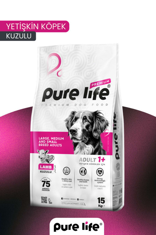 Premium Kuzu Etli Yetişkin Köpek Maması 15 KG