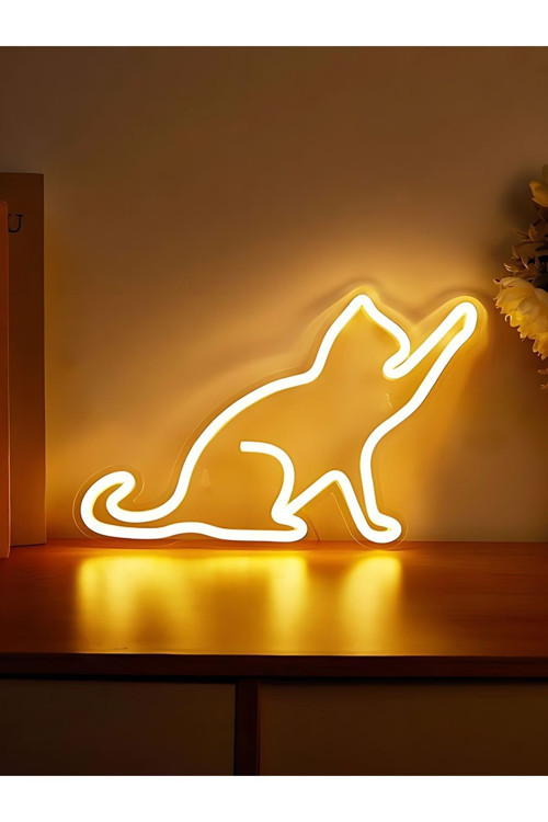 Kedi Neon Led Tabela