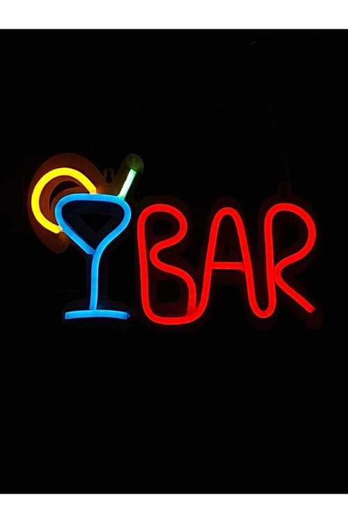 Neon Bar Yazısı Led Neon Yazı