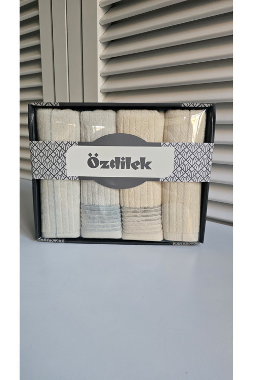 MODERN IKAT RENKLI 4LU KUTULU HAVLU