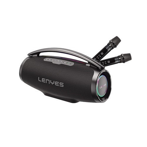 Boost X Serisi RGB Işıklı Çift Mikrofonlu Taşınabilir Bluetooth Hoparlör v5.3 600W Siyah