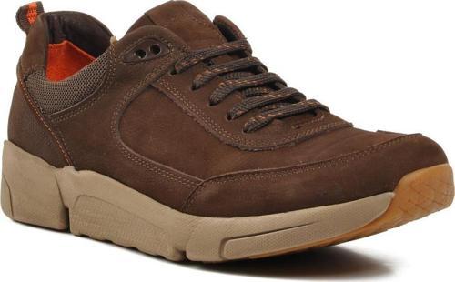 244110-3 Kahve Nubuk Hakiki Deri Erkek Casual Ayakkabı