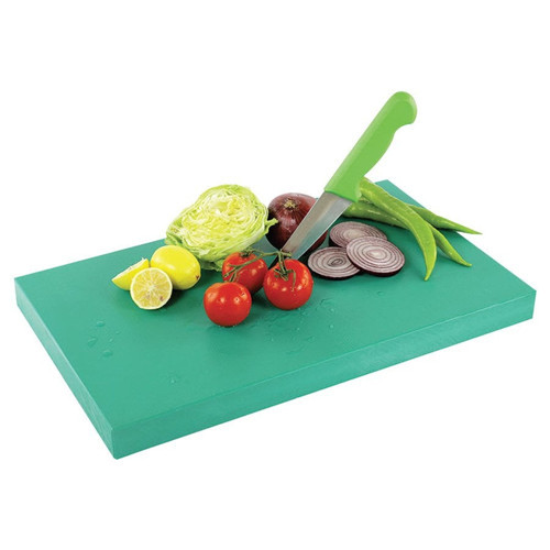 Plastik Polietilen Doğrama Levhası 60x40x4 cm (Yeşil)