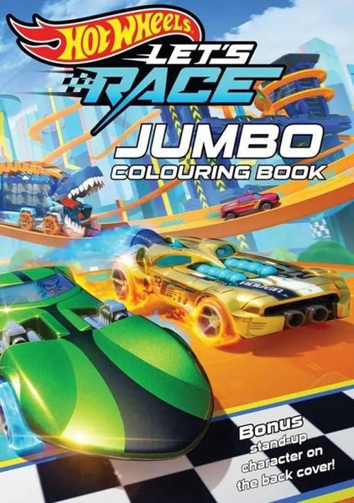 Hot Wheels Jumbo Colouring Book