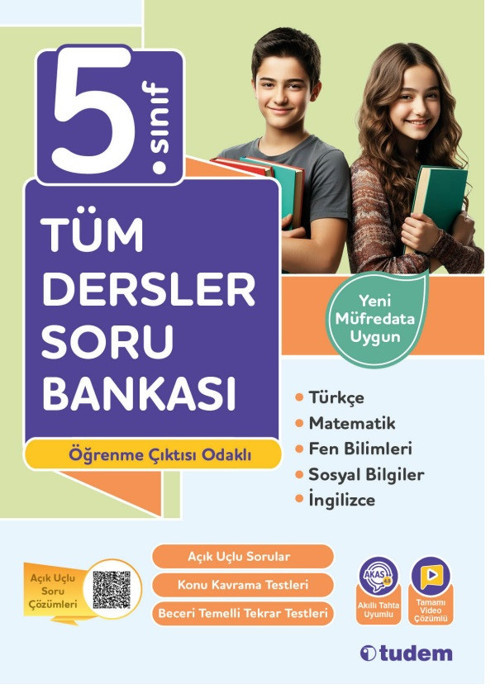 Tudem Yayınları 5. Sınıf Tüm Dersler Soru Bankası