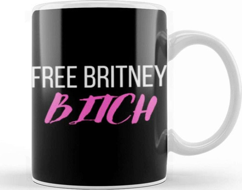 Free Britney 2022 Kupa Bardak Porselen
