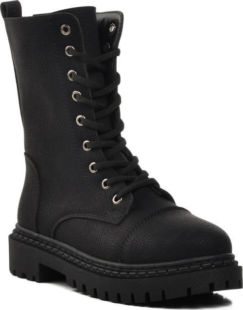 335124 Siyah Süet İçi Polarlı Kadın Bot