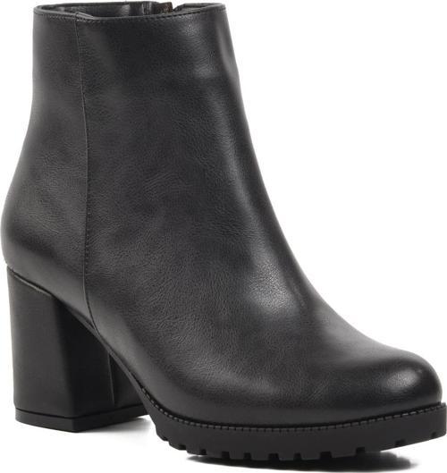 336137 Siyah İçi Polarlı Kadın Topuklu Bot